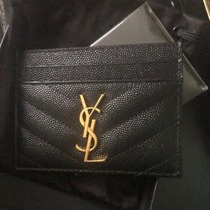 AUTHENTIC YSL CARD HOLDER
